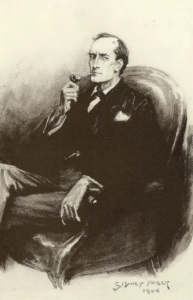 Illustration of Sherlock Holmes by Sidney Paget.